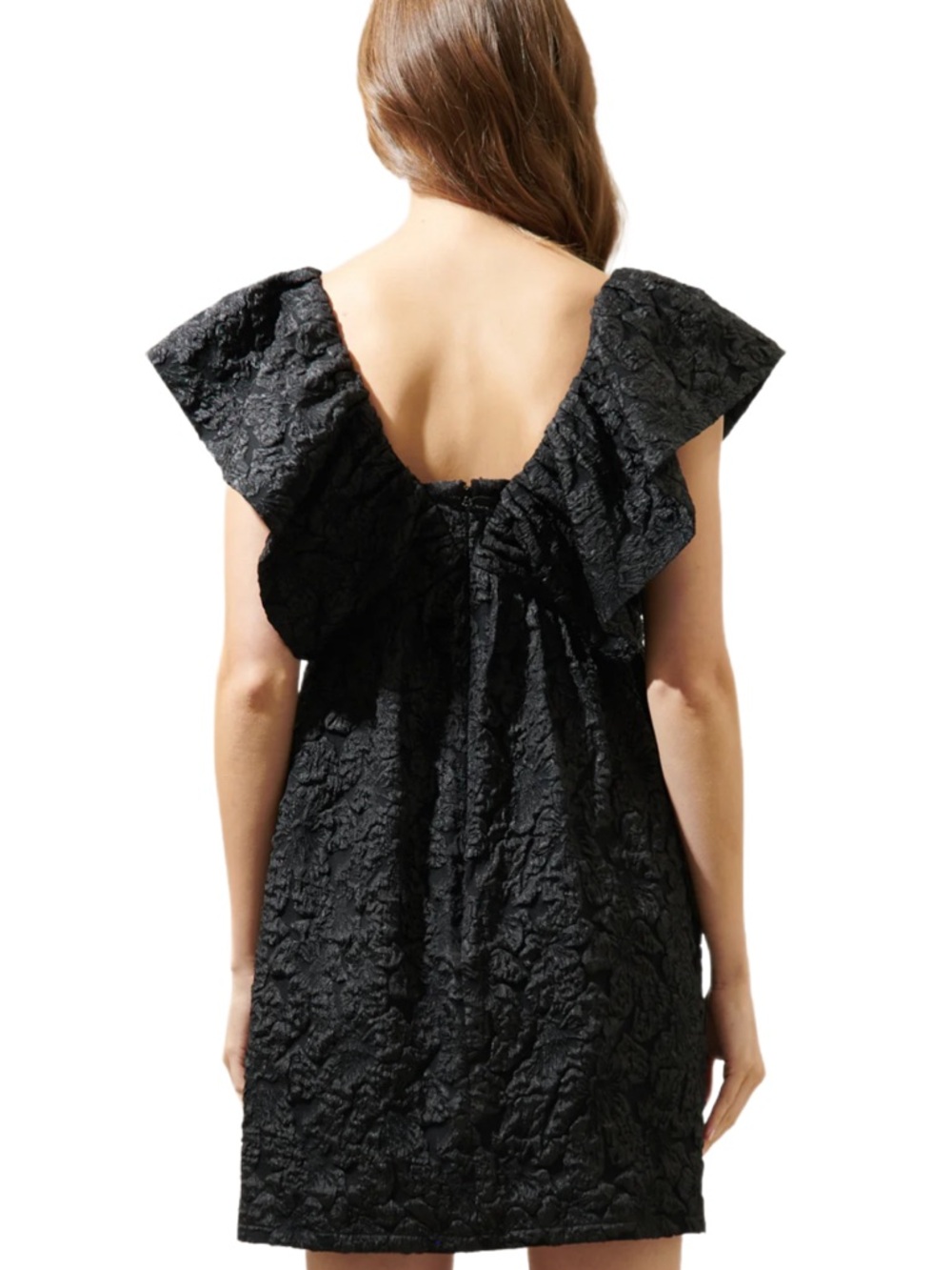 Sugarlips Arielle Jacquard Mini Babydoll Dress - Picture 2 of 13
